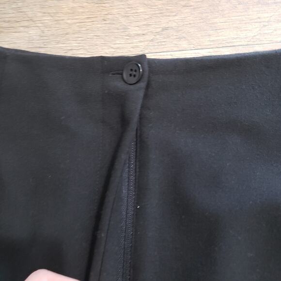 Isda & Co. Stretchy Long Black Pocket Maxi Skirt 12 Minimal Career Corpcore Goth - Picture 3 of 8